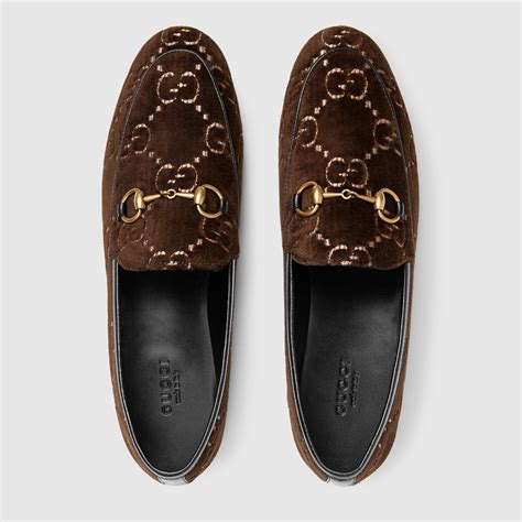 gucci velvet loafers with fur|Gucci jordaan gg velvet loafer.